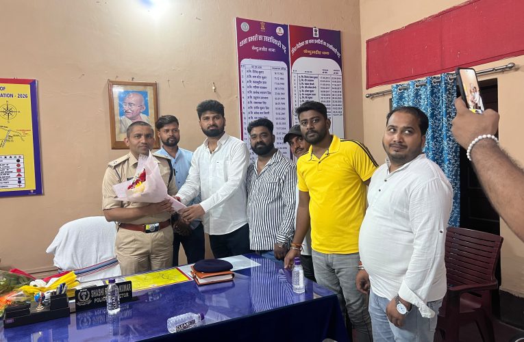 केंदुआडीह थाना के नये थानेदार शशि रंजन कुमार ने संभाला पदभार